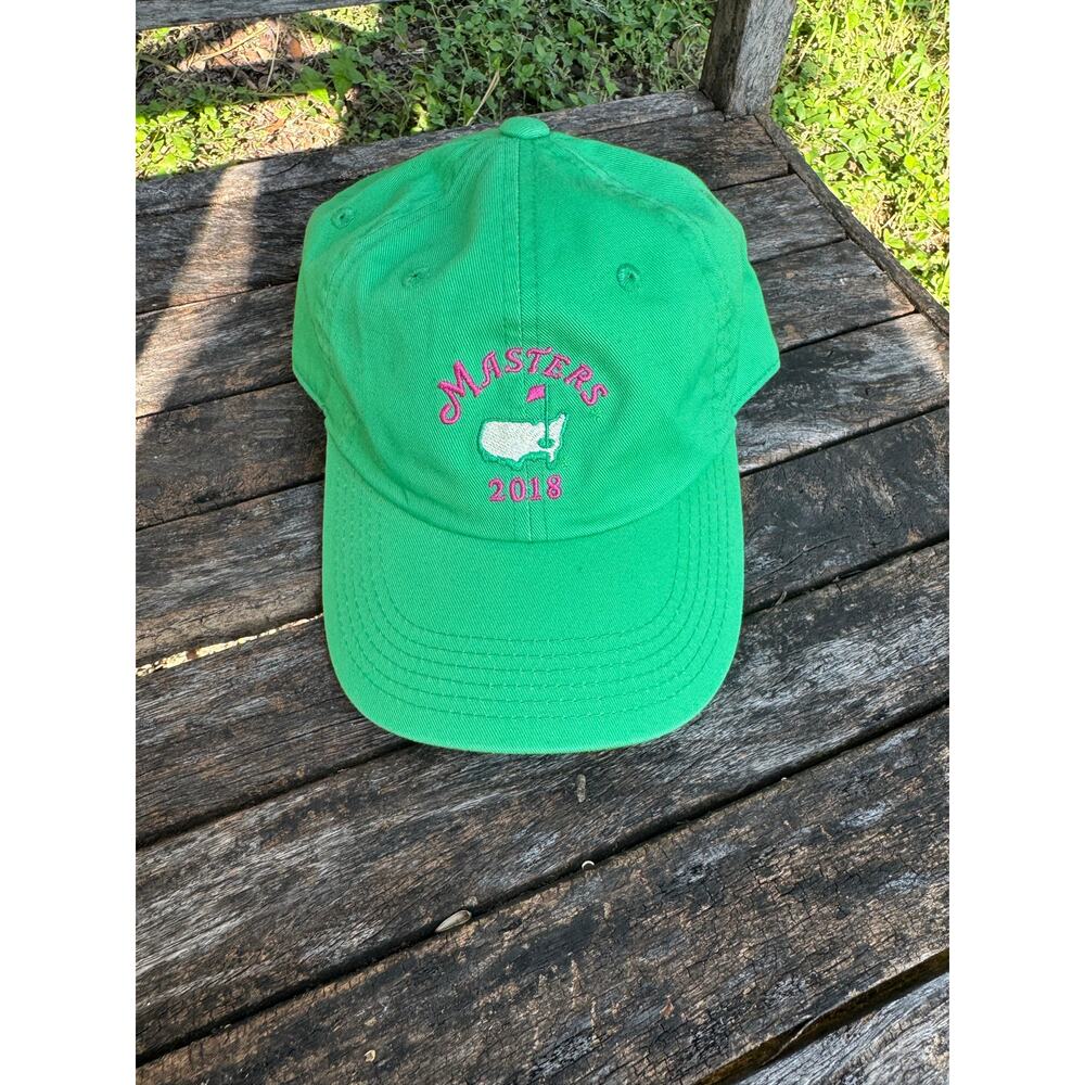 American Needle The Masters 2018 Hat Green/Pink